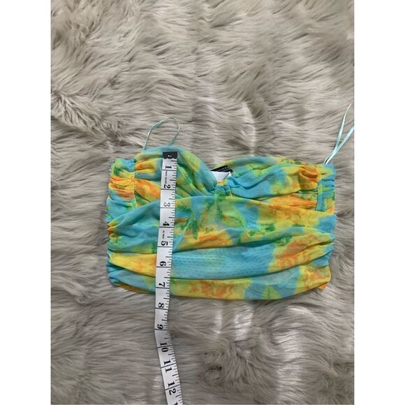 NWT Zara BLOGGERS FAV TULLE CORSET TOP SMALL - Picture 8 of 8